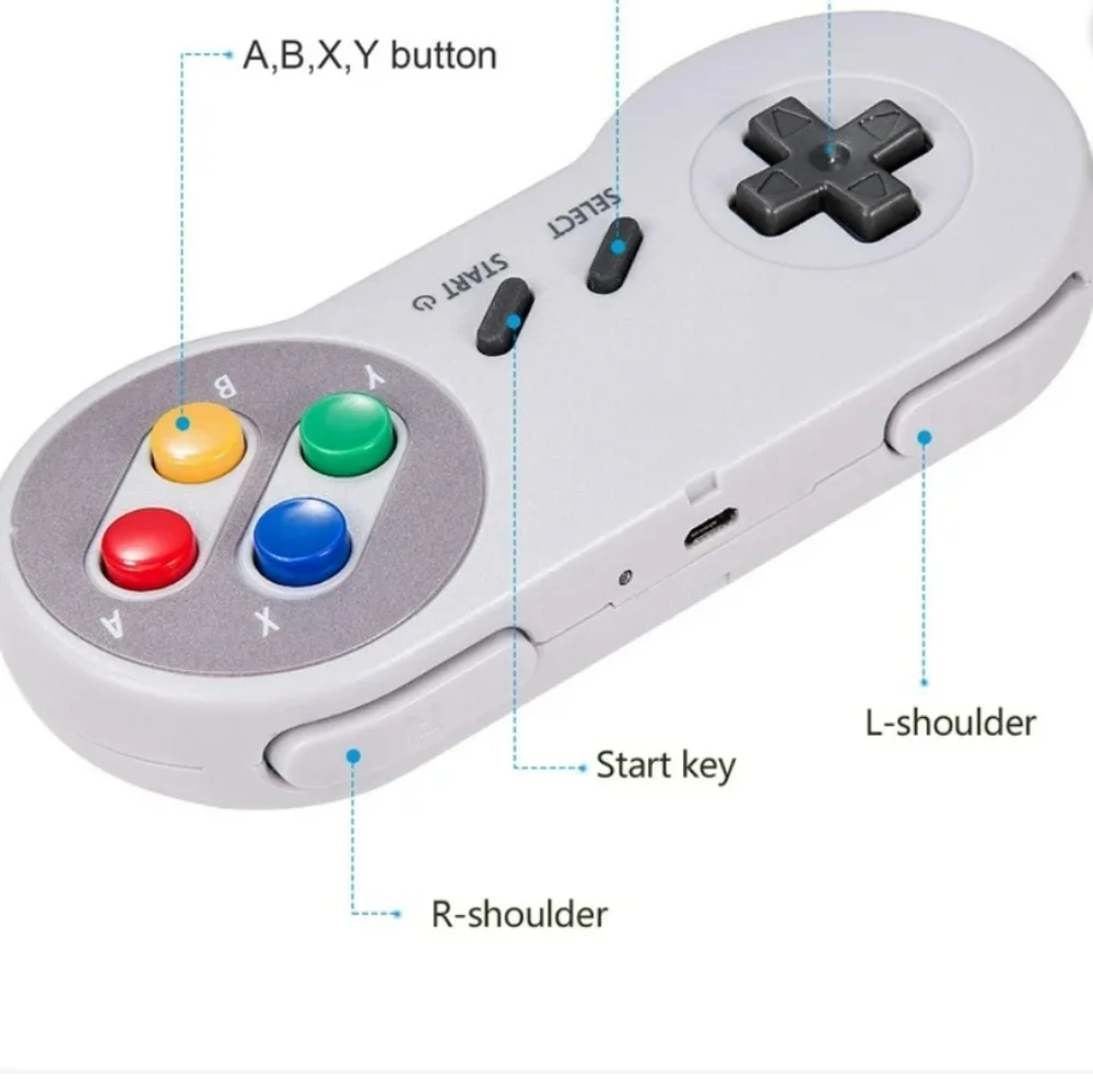 2.4G wireless game controller for PC Notebook Computer, MacBook, Raspberry Pi us - Picture 2 of 5